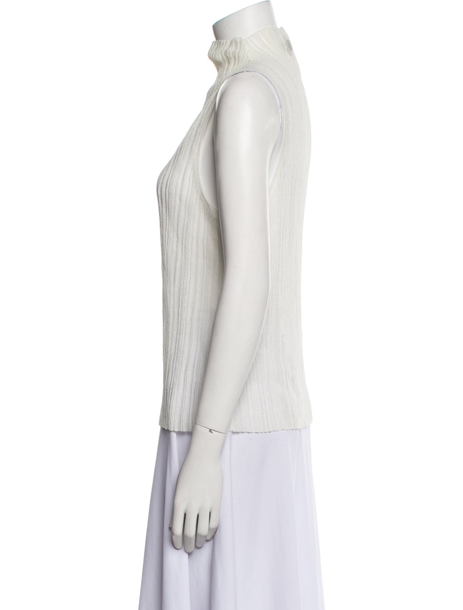 Anine Bing Turtleneck Sleeveless Top