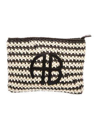 Anine Bing Straw Clutch