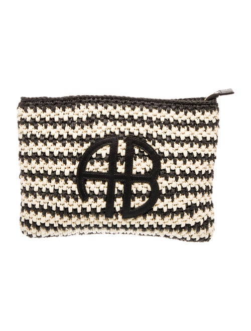 Anine Bing Straw Clutch