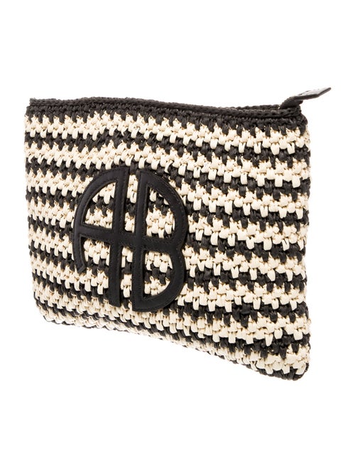 Anine Bing Straw Clutch
