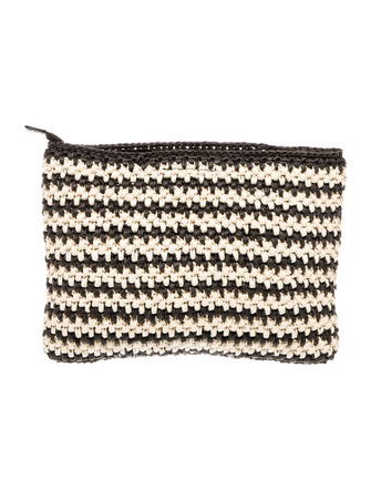 Anine Bing Straw Clutch