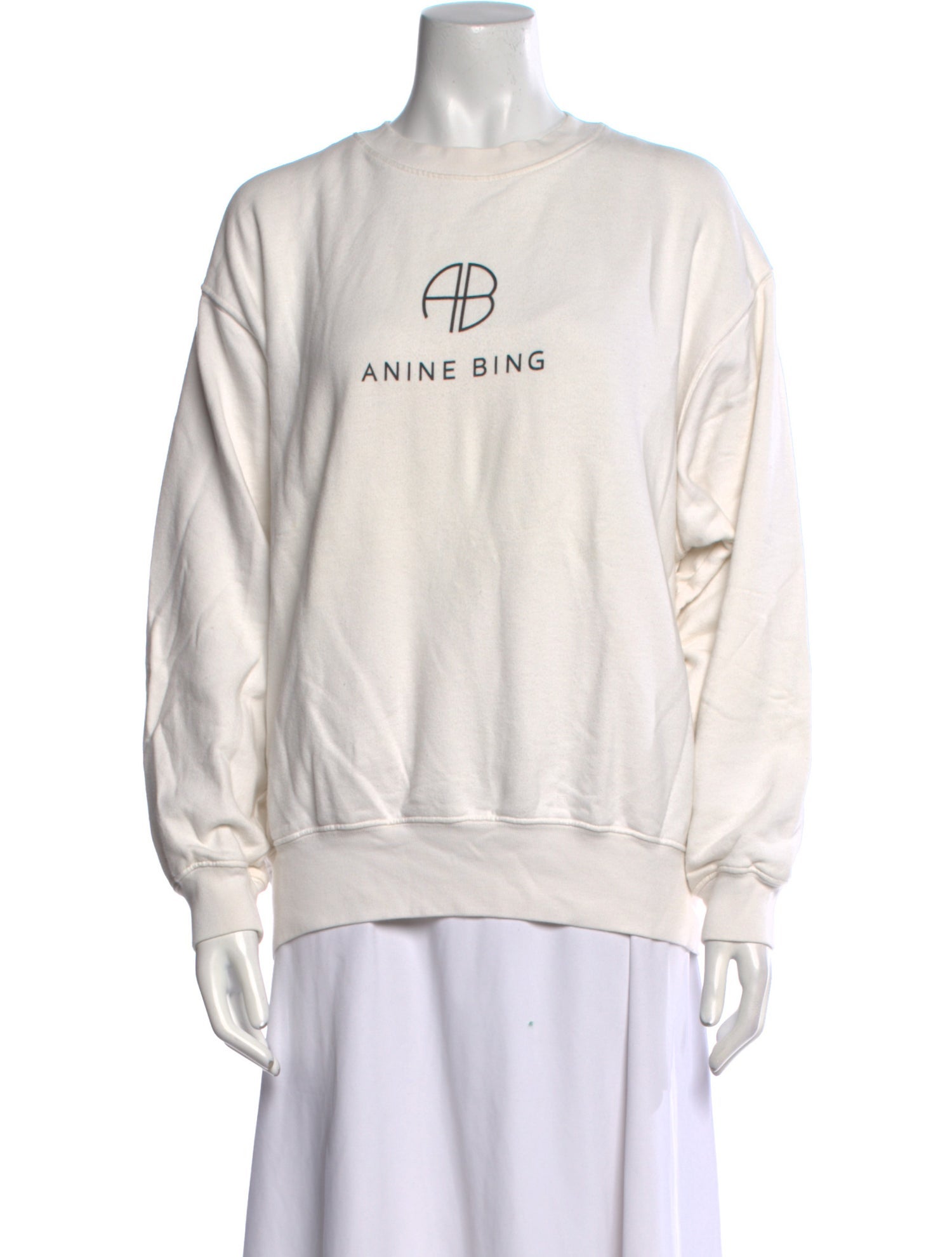 Anine Bing Graphic Print Crew Neck Sweatshirt