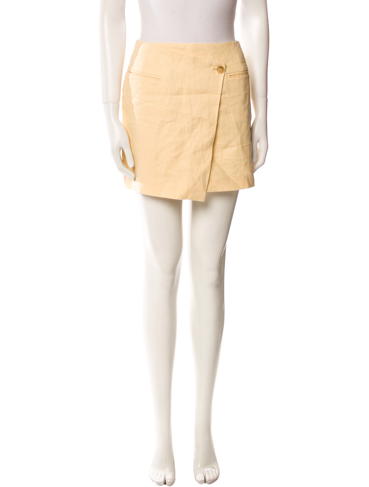 Anine Bing Linen Mini Skirt