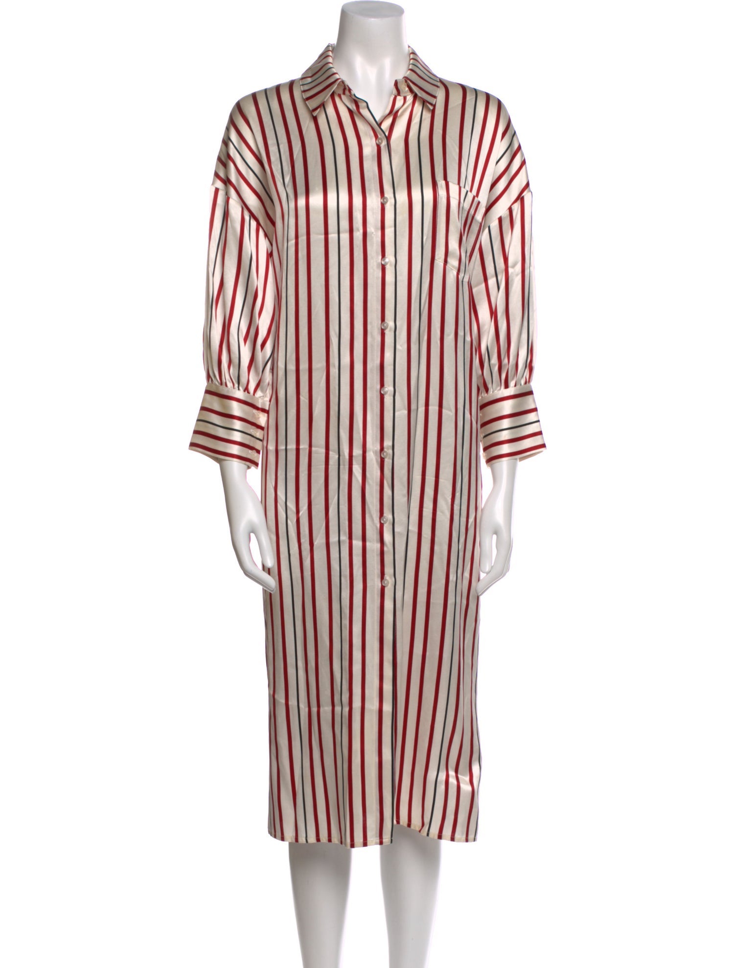 Anine Bing Silk Midi Length Dress