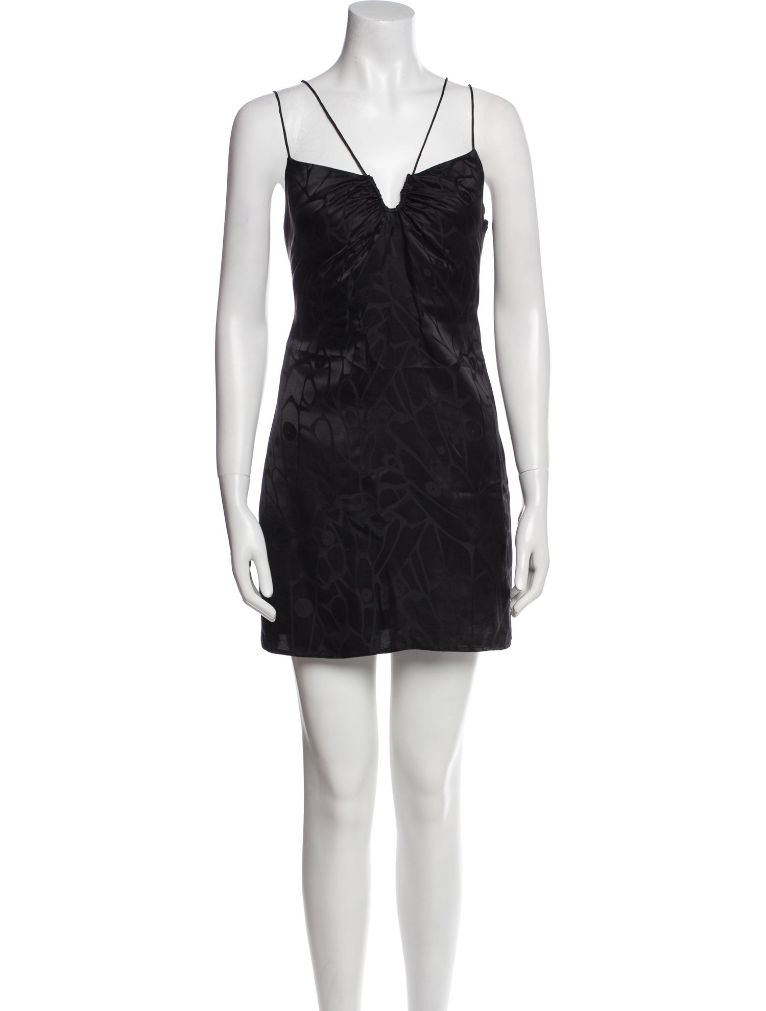 Anine Bing Silk Mini Dress