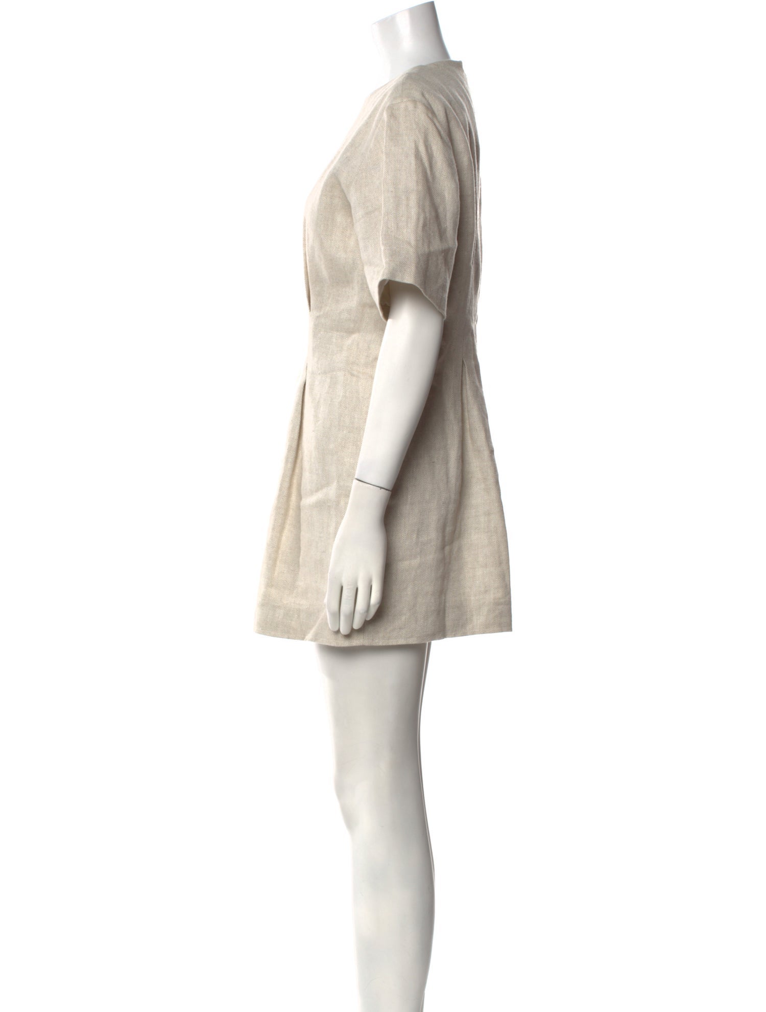 Anine Bing Crew Neck Mini Dress