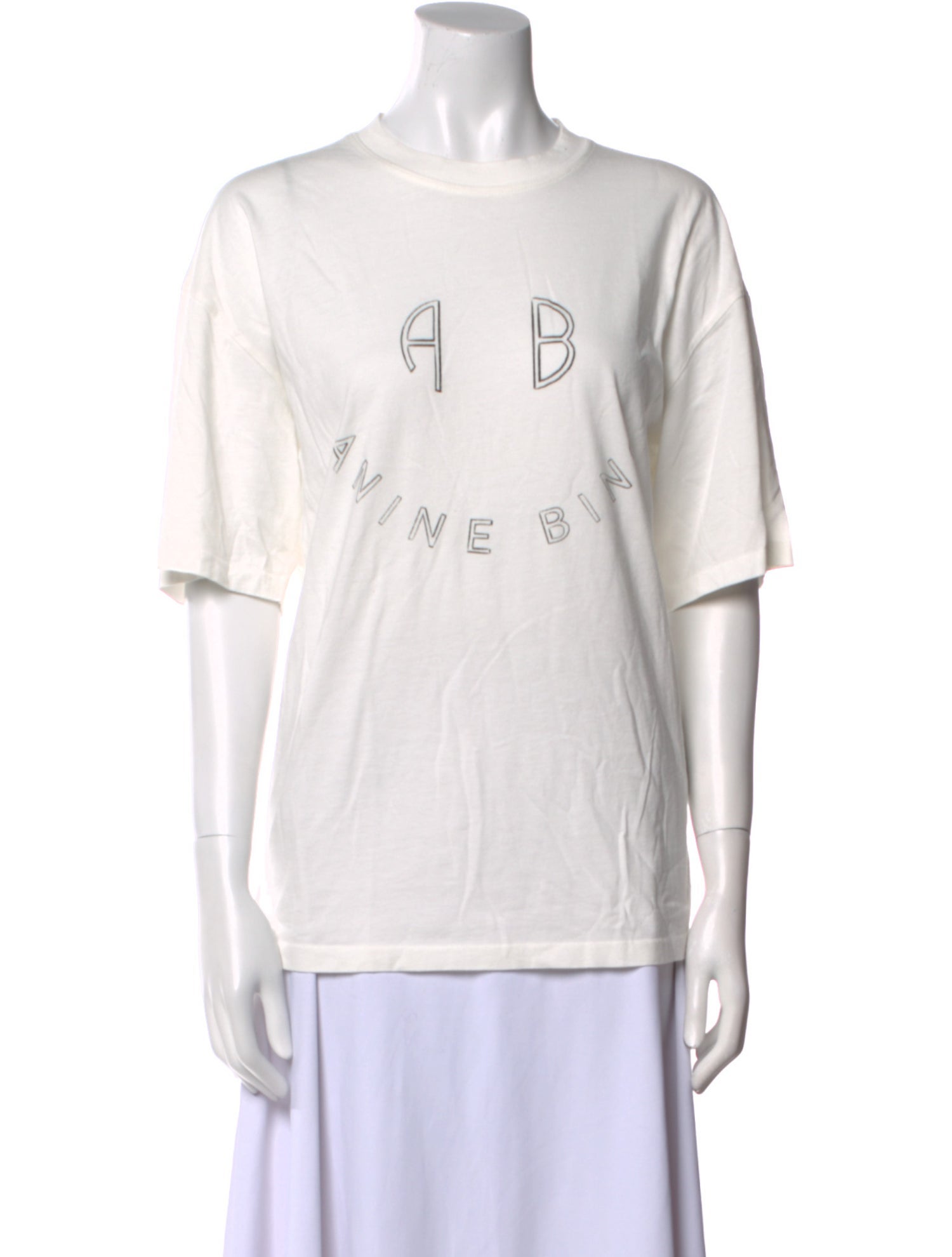 Anine Bing Graphic Print Crew Neck T-Shirt
