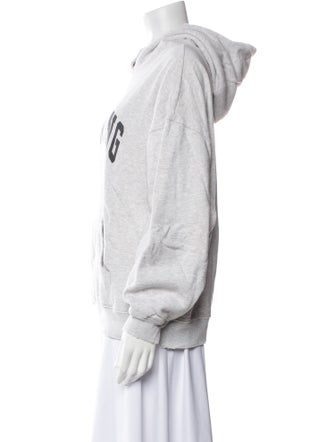 Anine Bing Graphic Print Distressed Accents Lounge Set