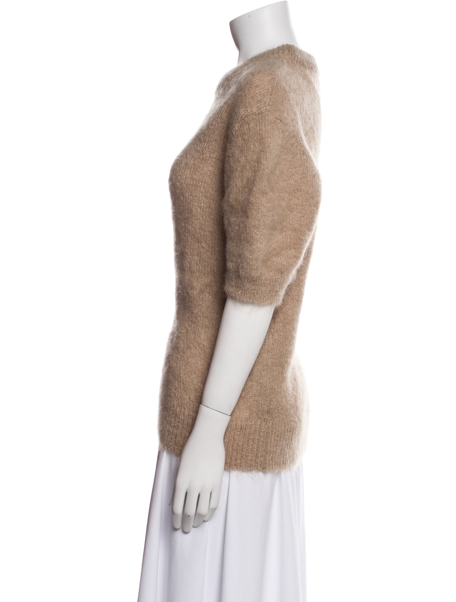 Anine Bing Mohair Mock Neck Sweater