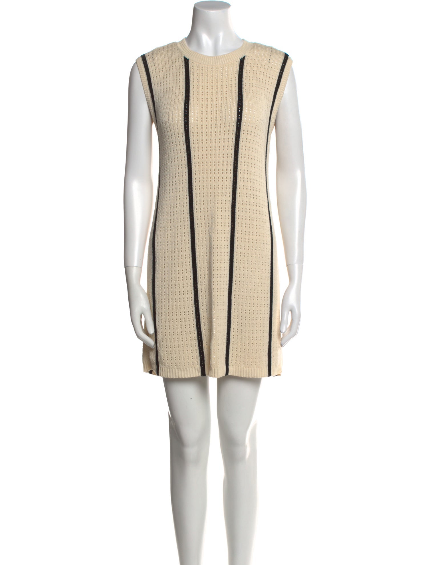 Anine Bing Striped Crew Neck Sweater