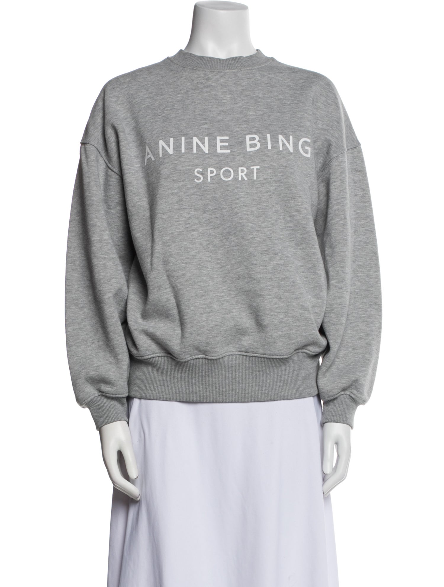 Anine Bing Graphic Print Crew Neck Sweatshirt