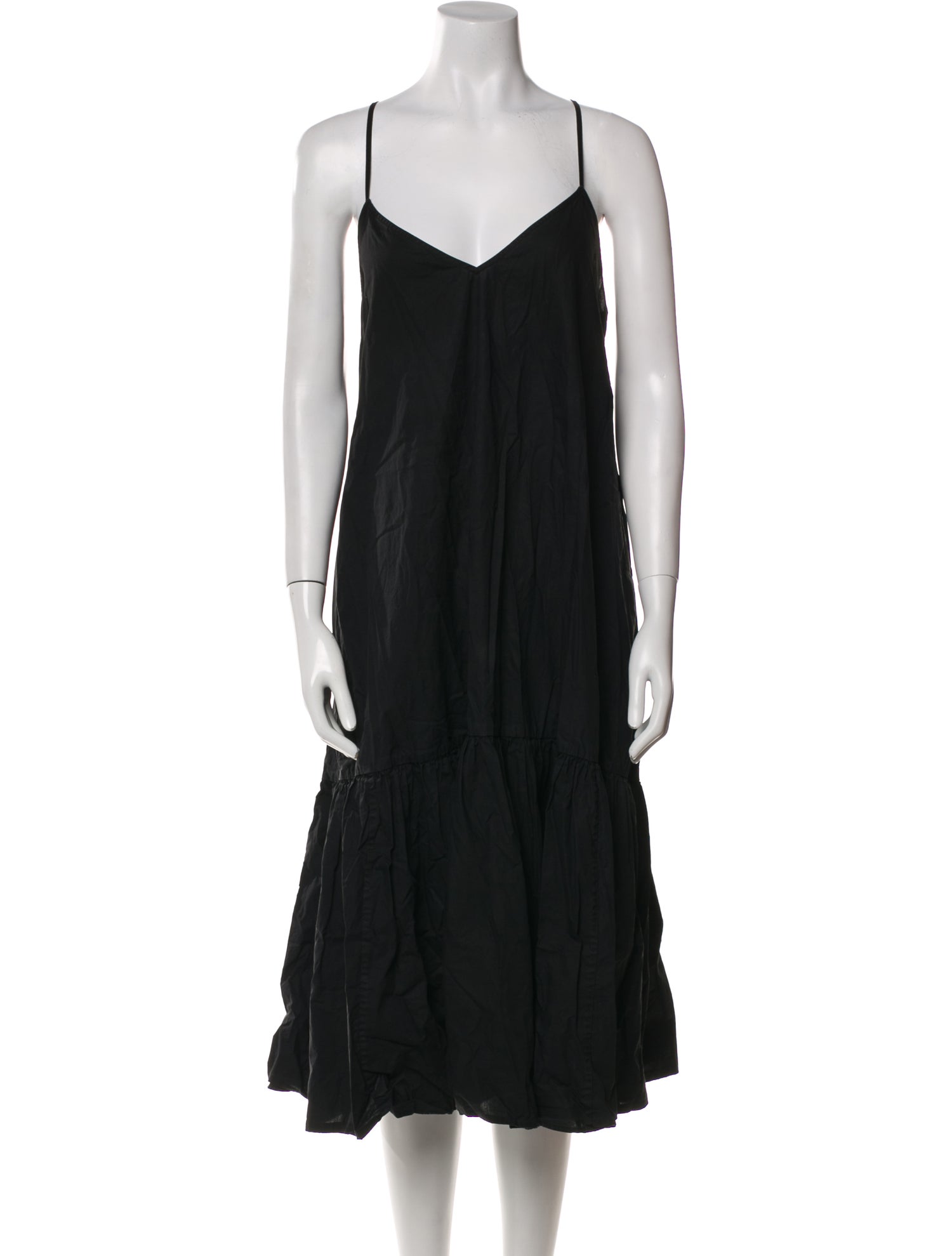 Anine Bing V-Neck Midi Length Dress