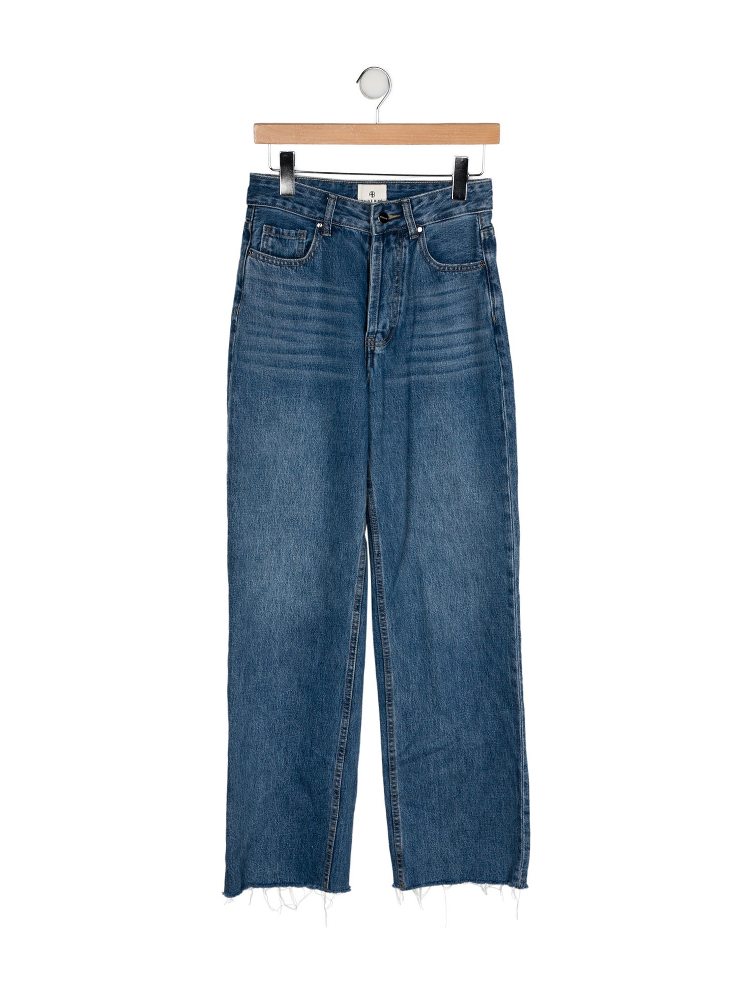 Anine Bing High-Rise Wide Leg Jeans
