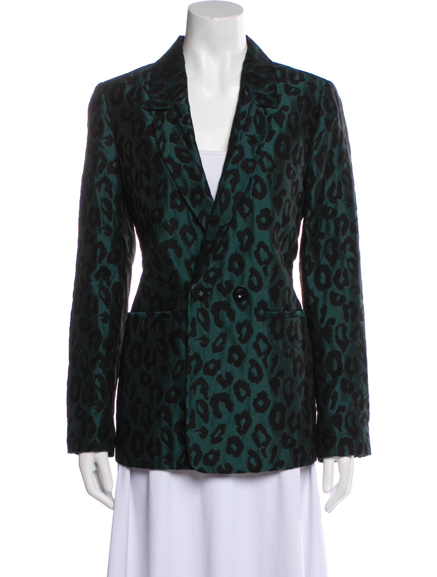 Anine Bing Animal Print Blazer