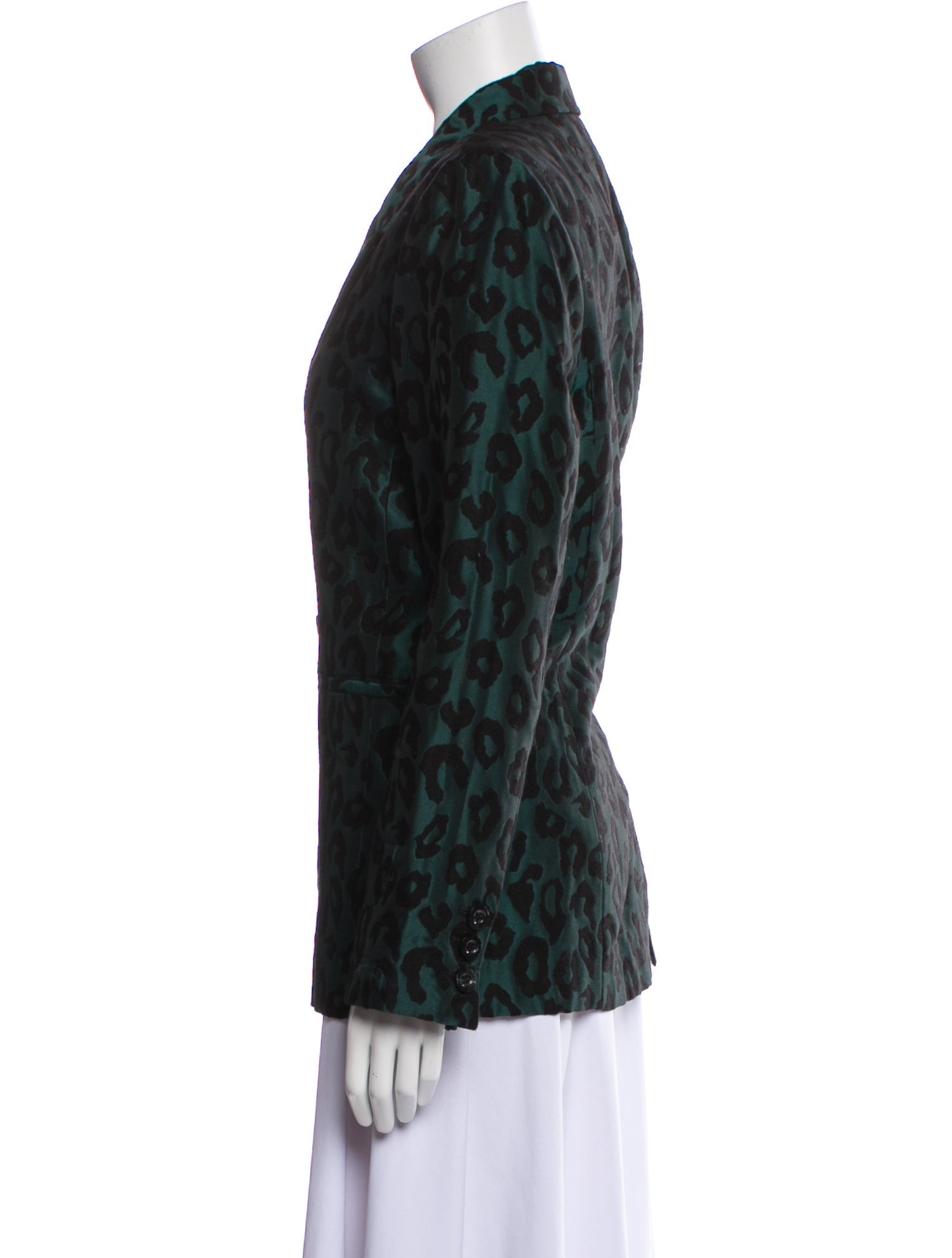 Anine Bing Animal Print Blazer