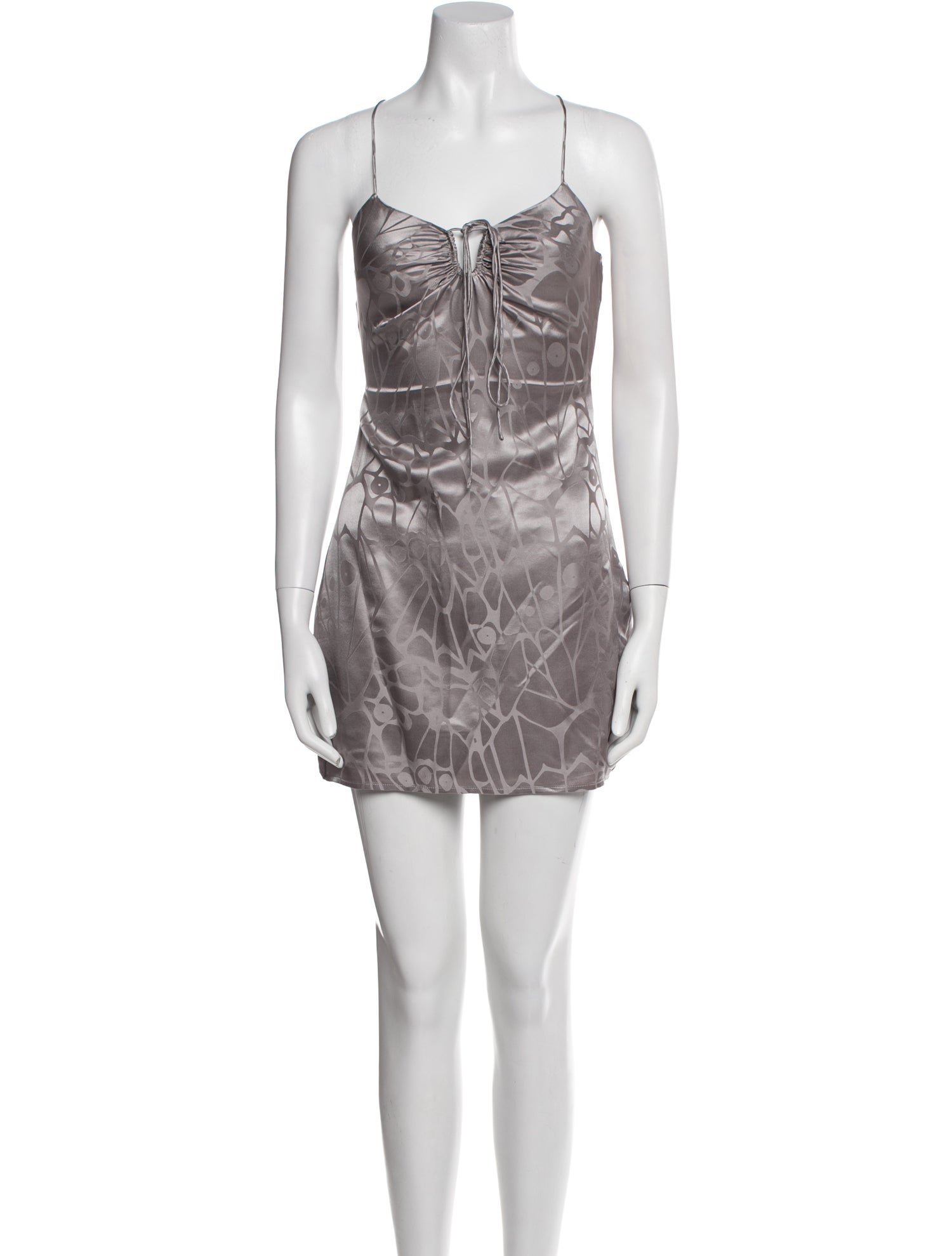 Anine Bing Silk Mini Dress