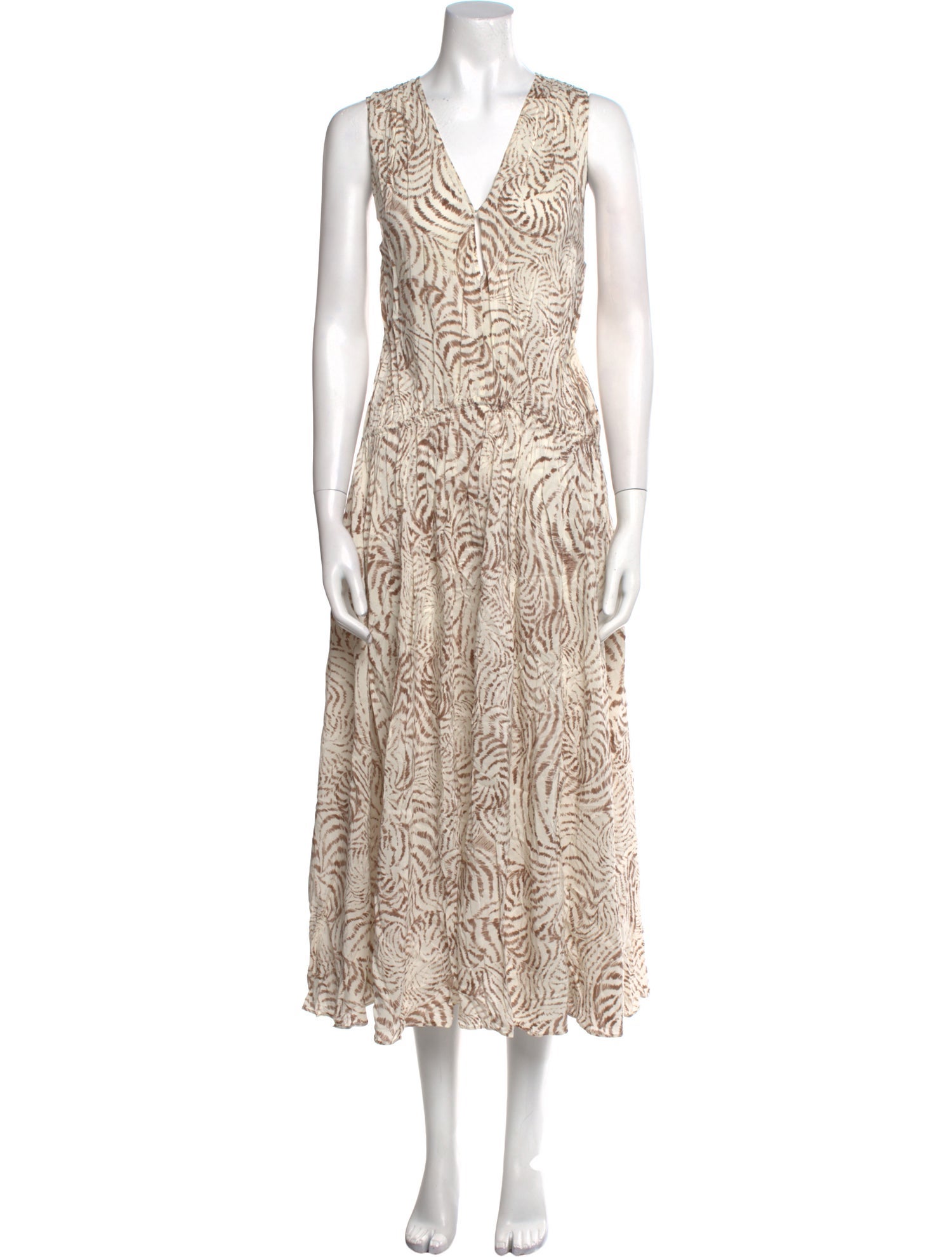 Anine Bing Printed Long Dress