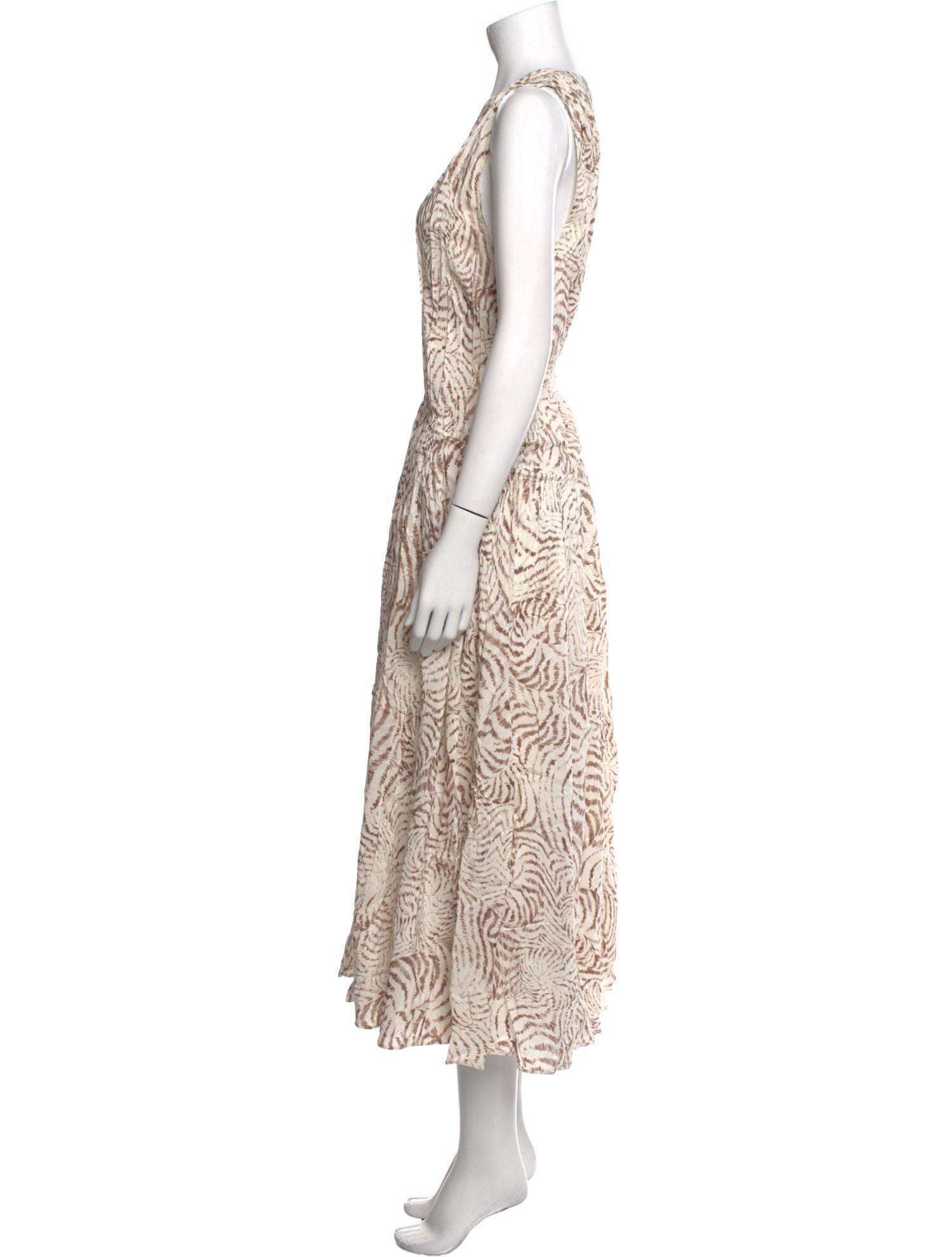 Anine Bing Printed Long Dress