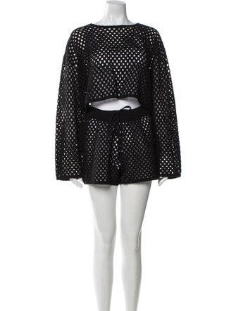 Anine Bing Lace Pattern Short Set