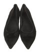 Anine Bing Ponyhair Leather Trim Embellishment Flats