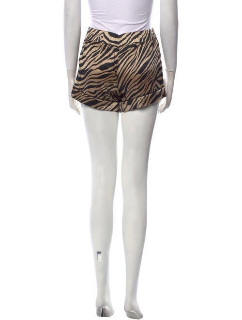 Anine Bing Silk Mini Shorts