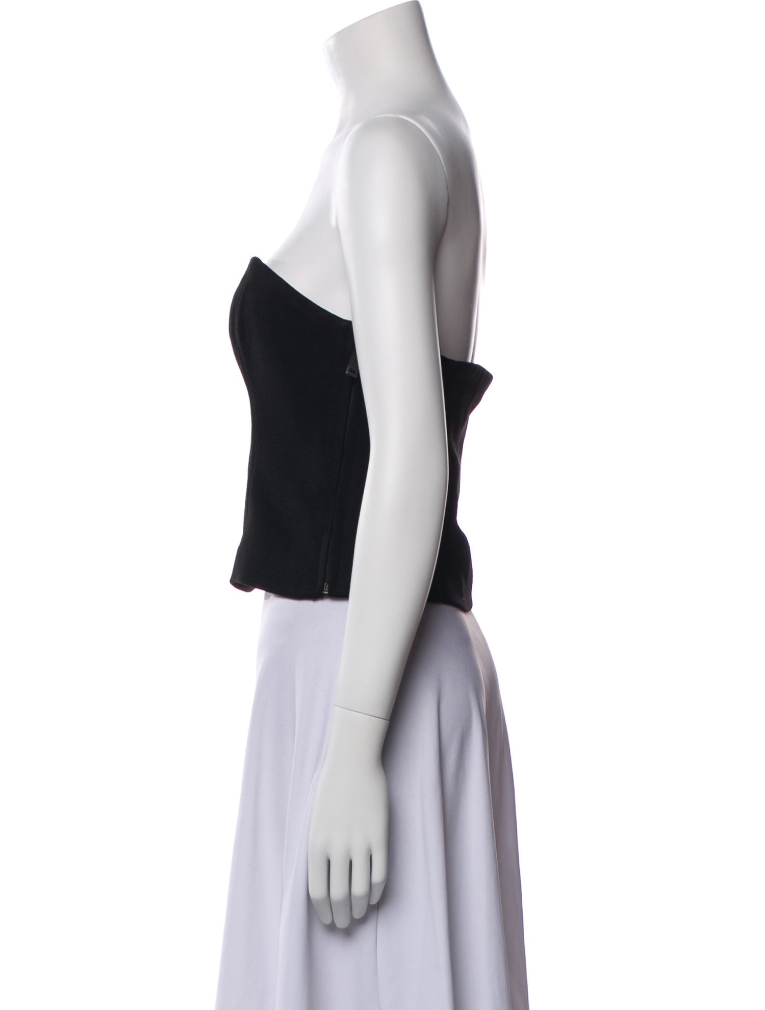 Anine Bing Strapless Crop Top