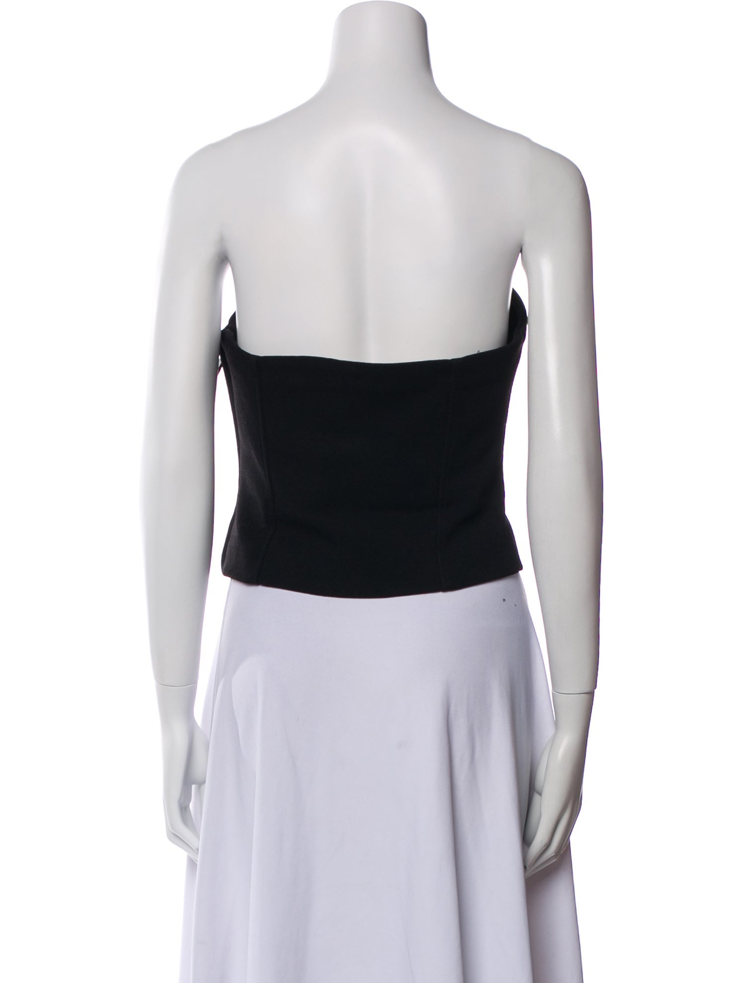 Anine Bing Strapless Crop Top