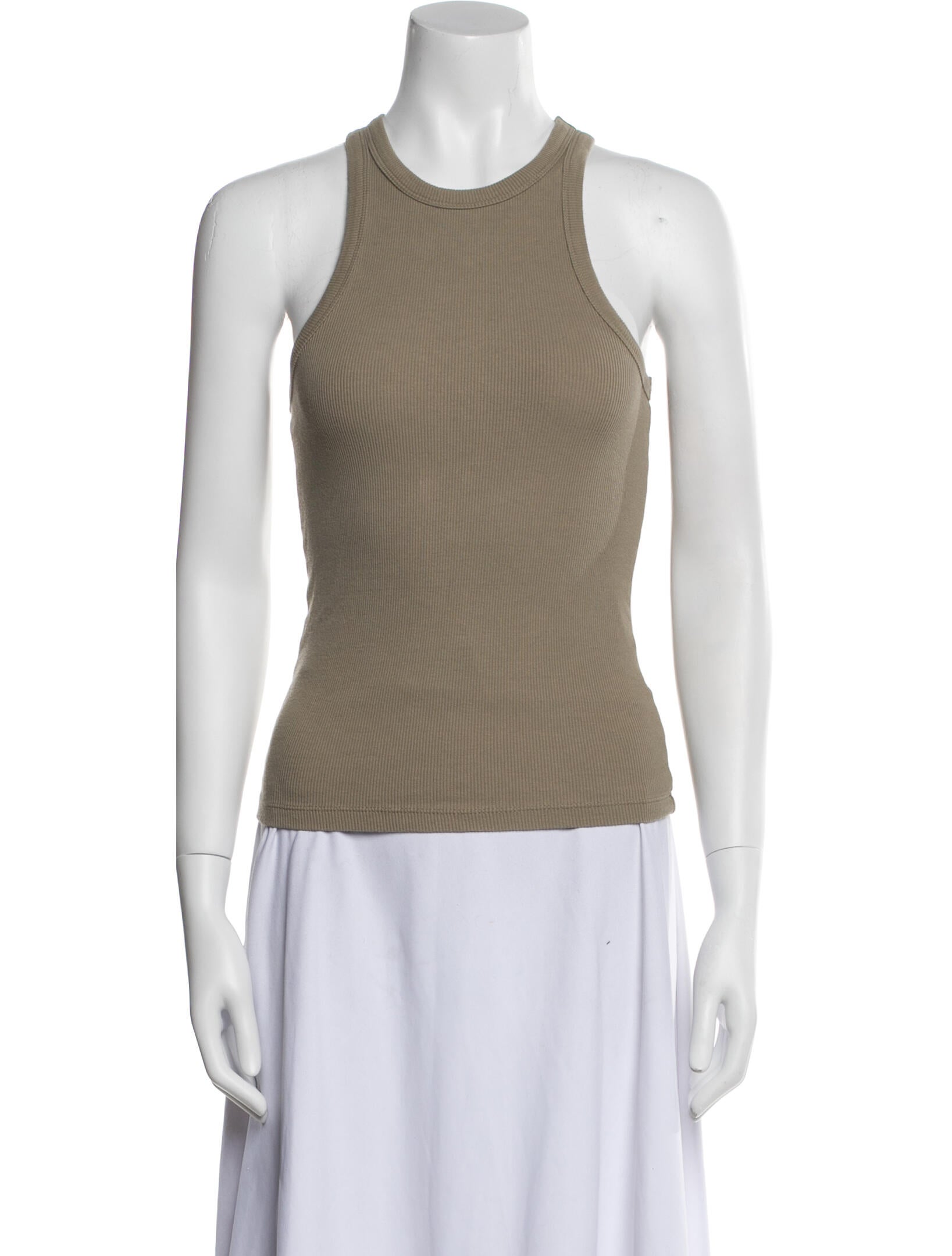 Anine Bing Crew Neck Sleeveless Top