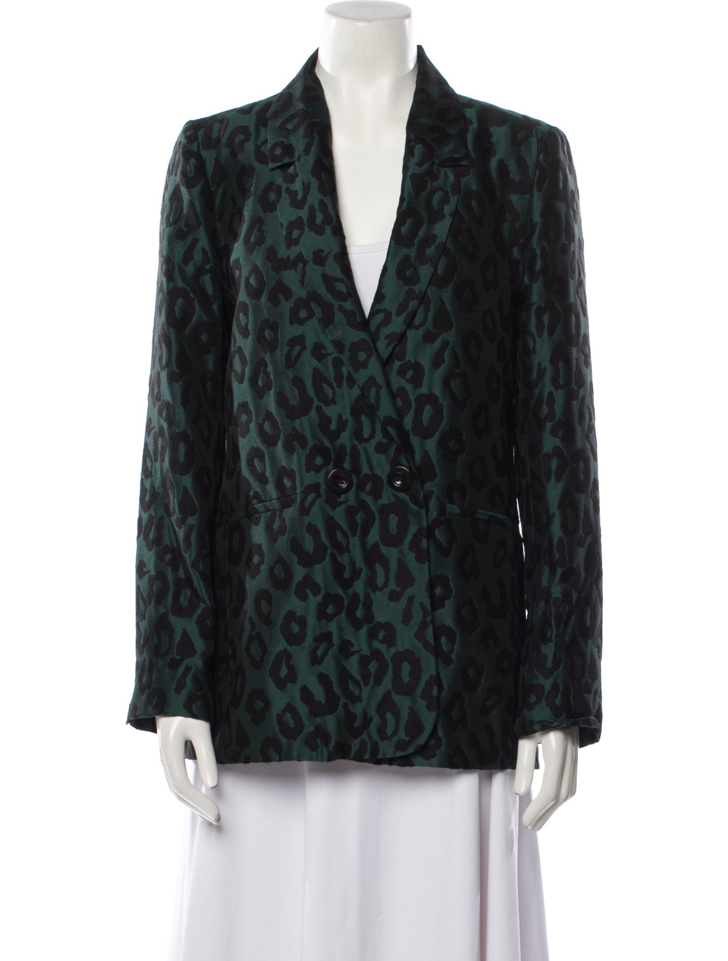 Anine Bing Animal Print Blazer