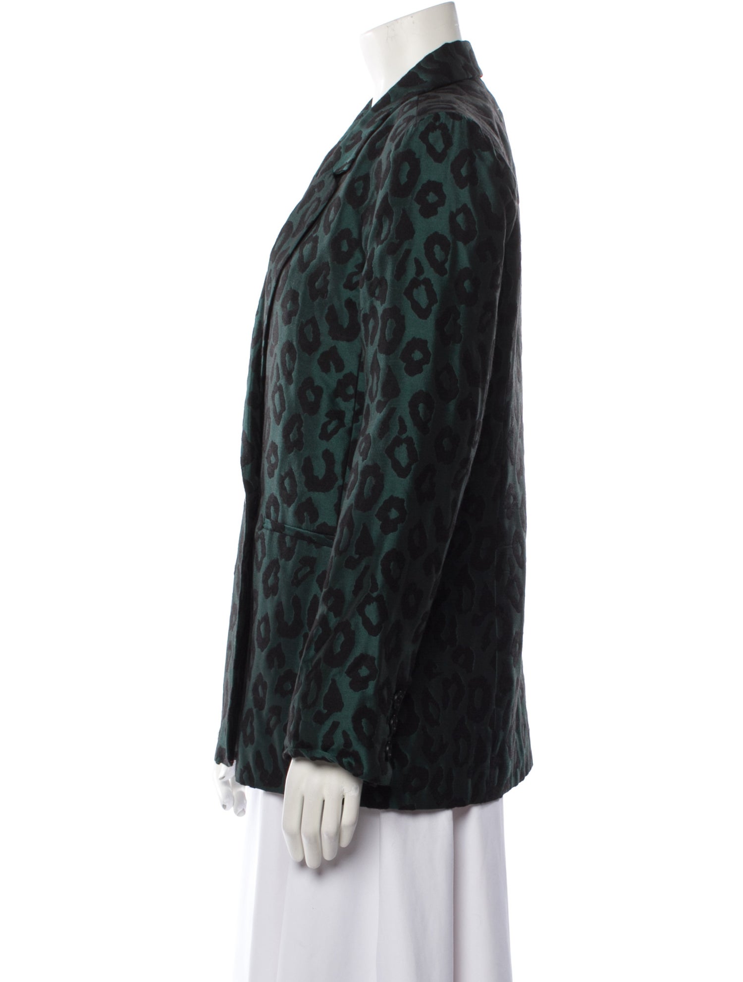 Anine Bing Animal Print Blazer