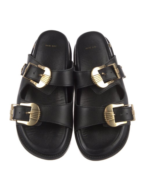 Anine Bing Leather Slides