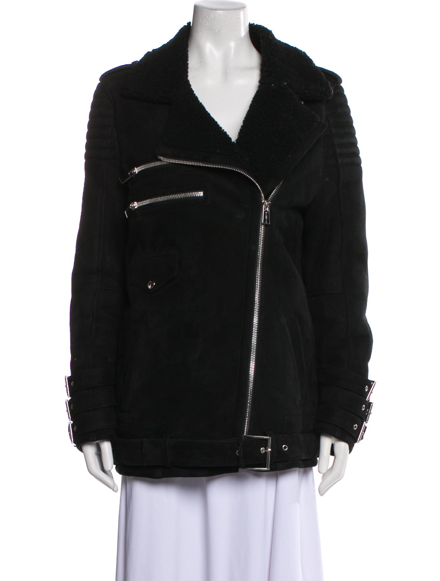 Anine Bing Shearling Fur Coat