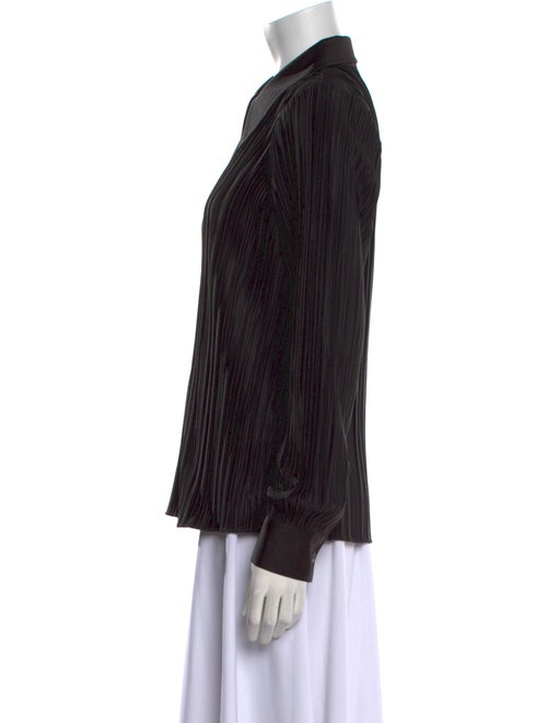 Anine Bing Printed Long Sleeve Button-Up Top