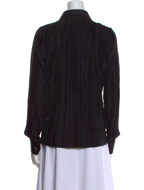 Anine Bing Printed Long Sleeve Button-Up Top