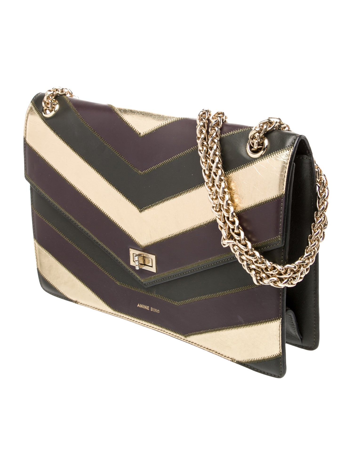 Anine Bing Leather Minaudière