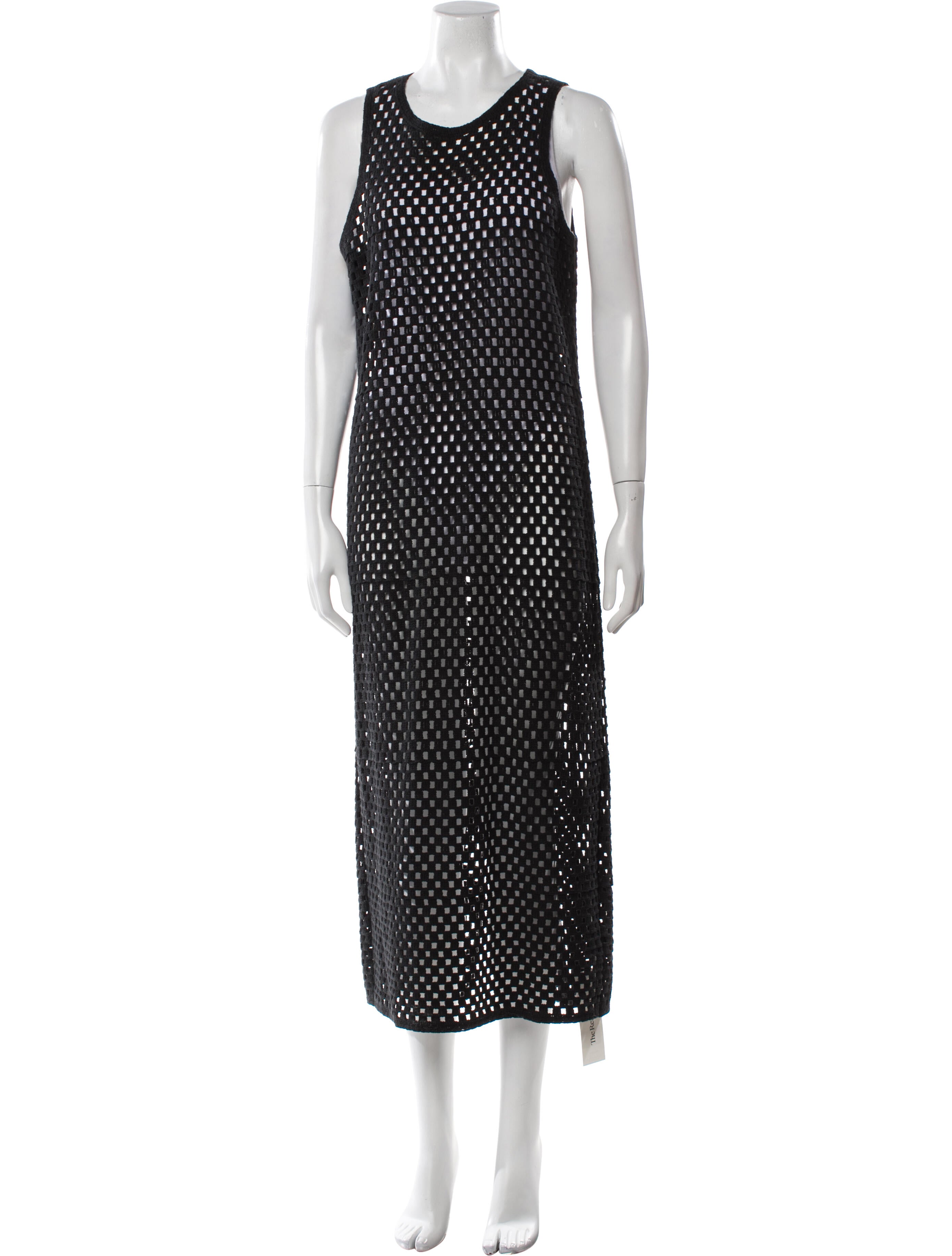 Anine Bing Polka Dot Print Long Dress