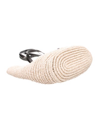 Anine Bing Raffia Top Handle Bag