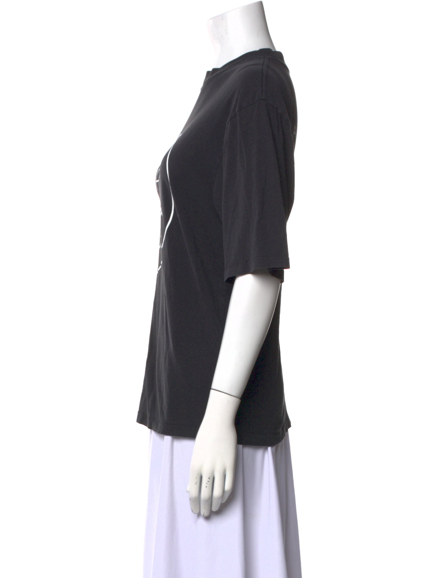 Anine Bing Graphic Print Crew Neck T-Shirt