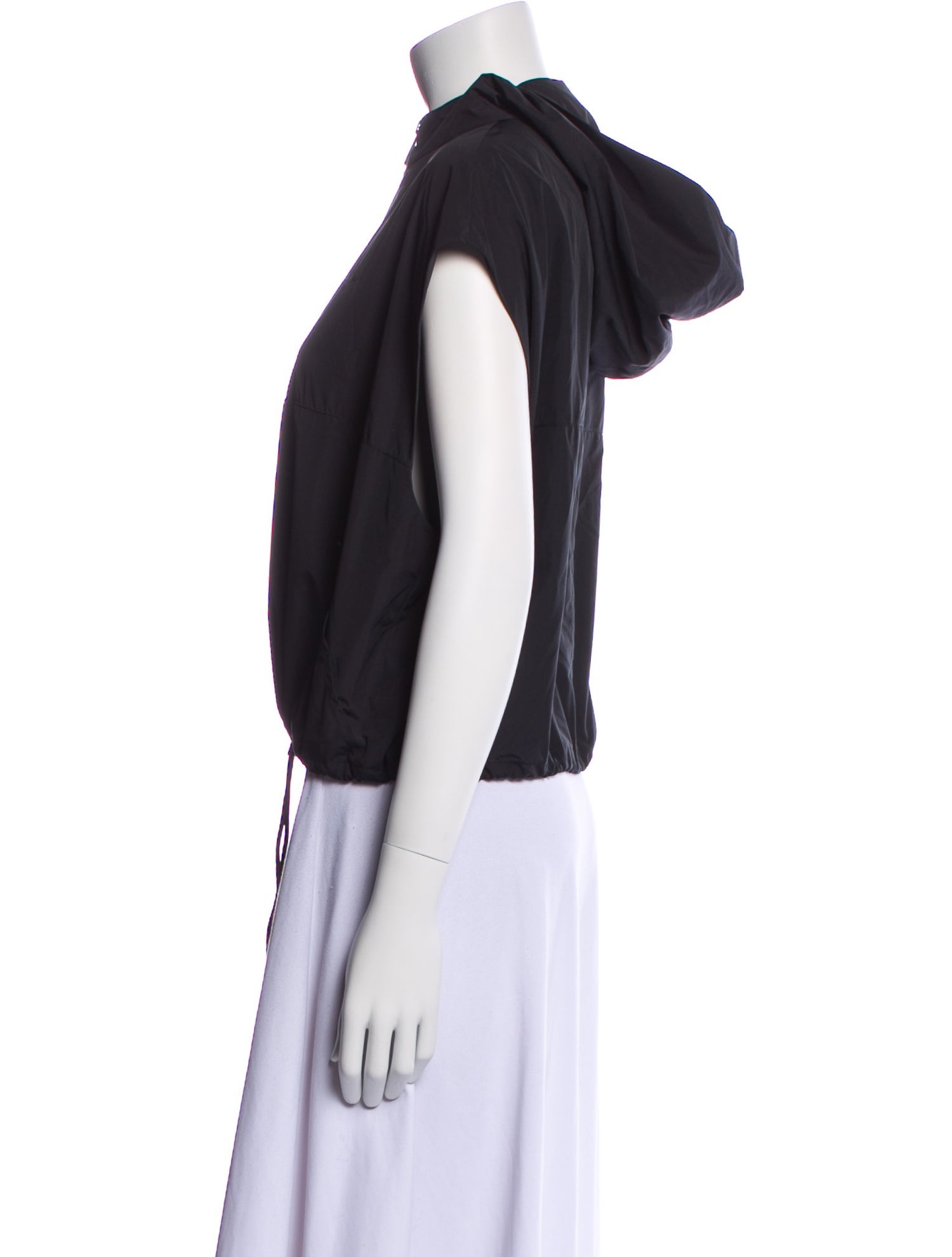 Anine Bing Cowl Neck Short Sleeve Sweatshirt