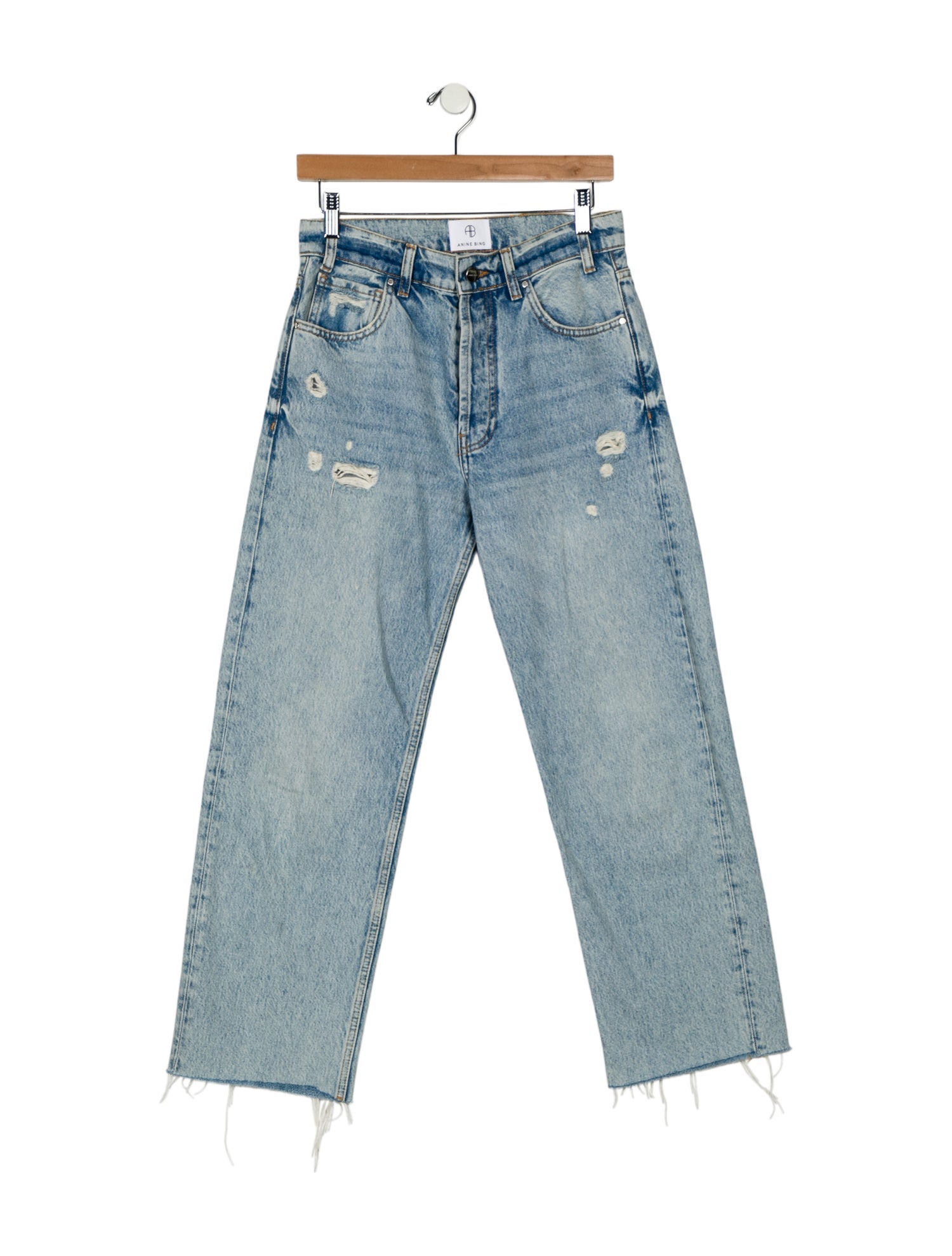 Anine Bing High-Rise Wide Leg Jeans