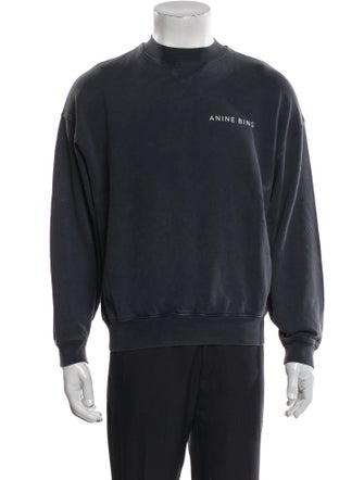 Anine Bing Graphic Print Crew Neck Sweatshirt