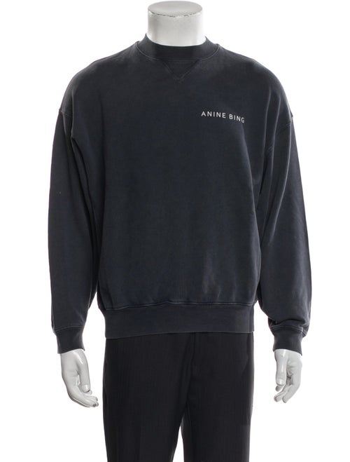 Anine Bing Graphic Print Crew Neck Sweatshirt