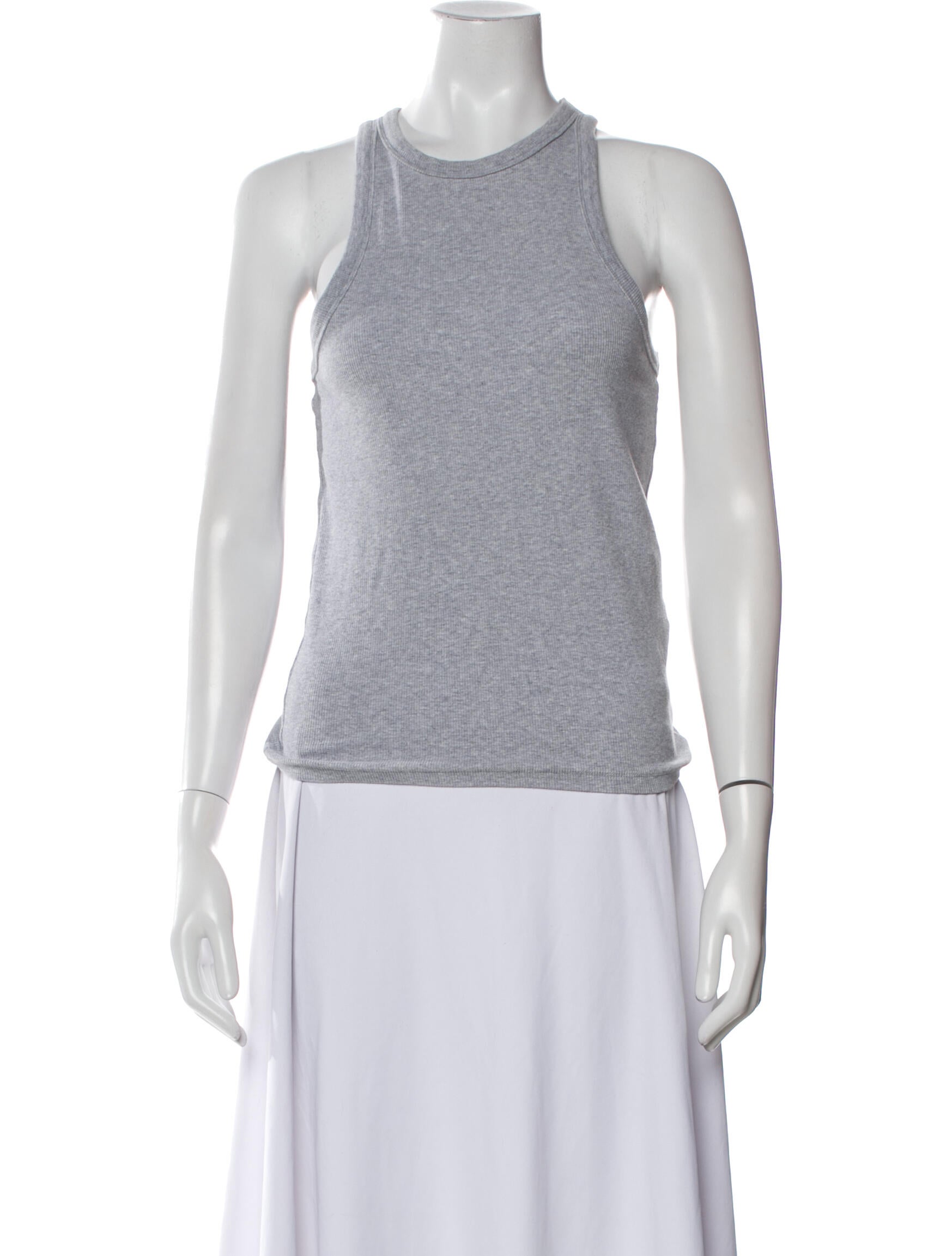 Anine Bing Crew Neck Sleeveless Top
