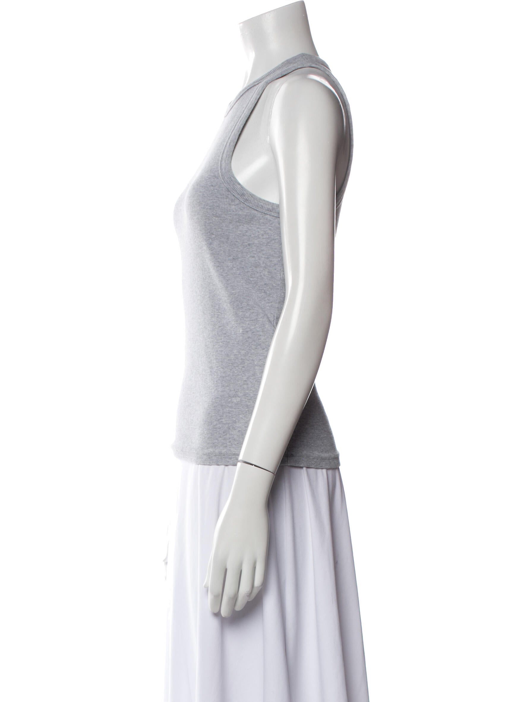 Anine Bing Crew Neck Sleeveless Top