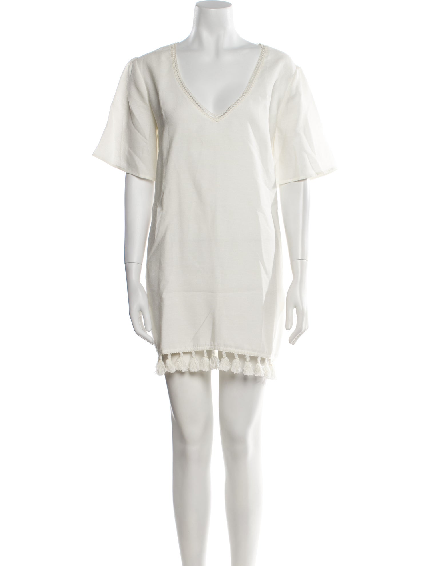 Anine Bing V-Neck Mini Dress