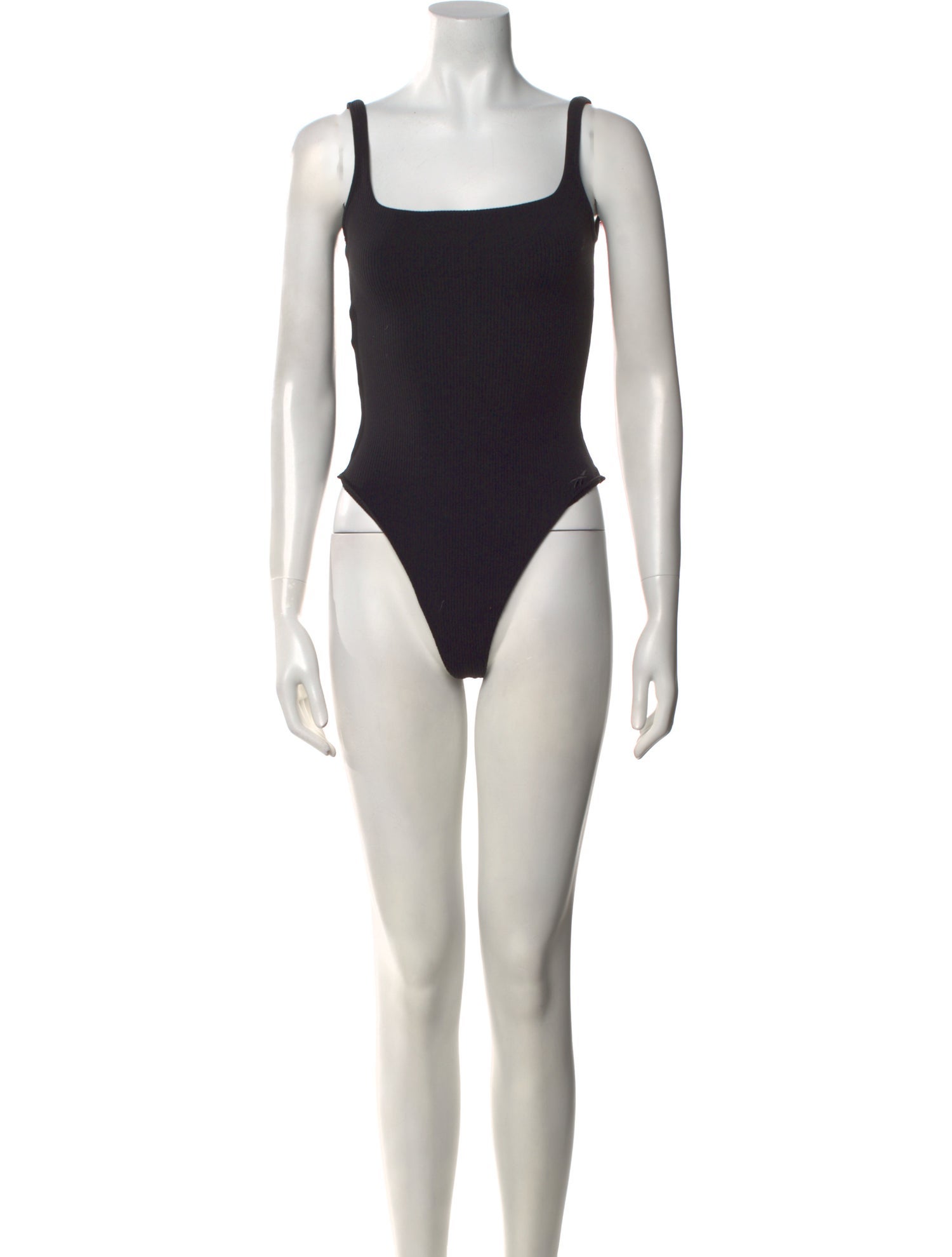 Anine Bing Square Neckline Sleeveless Bodysuit