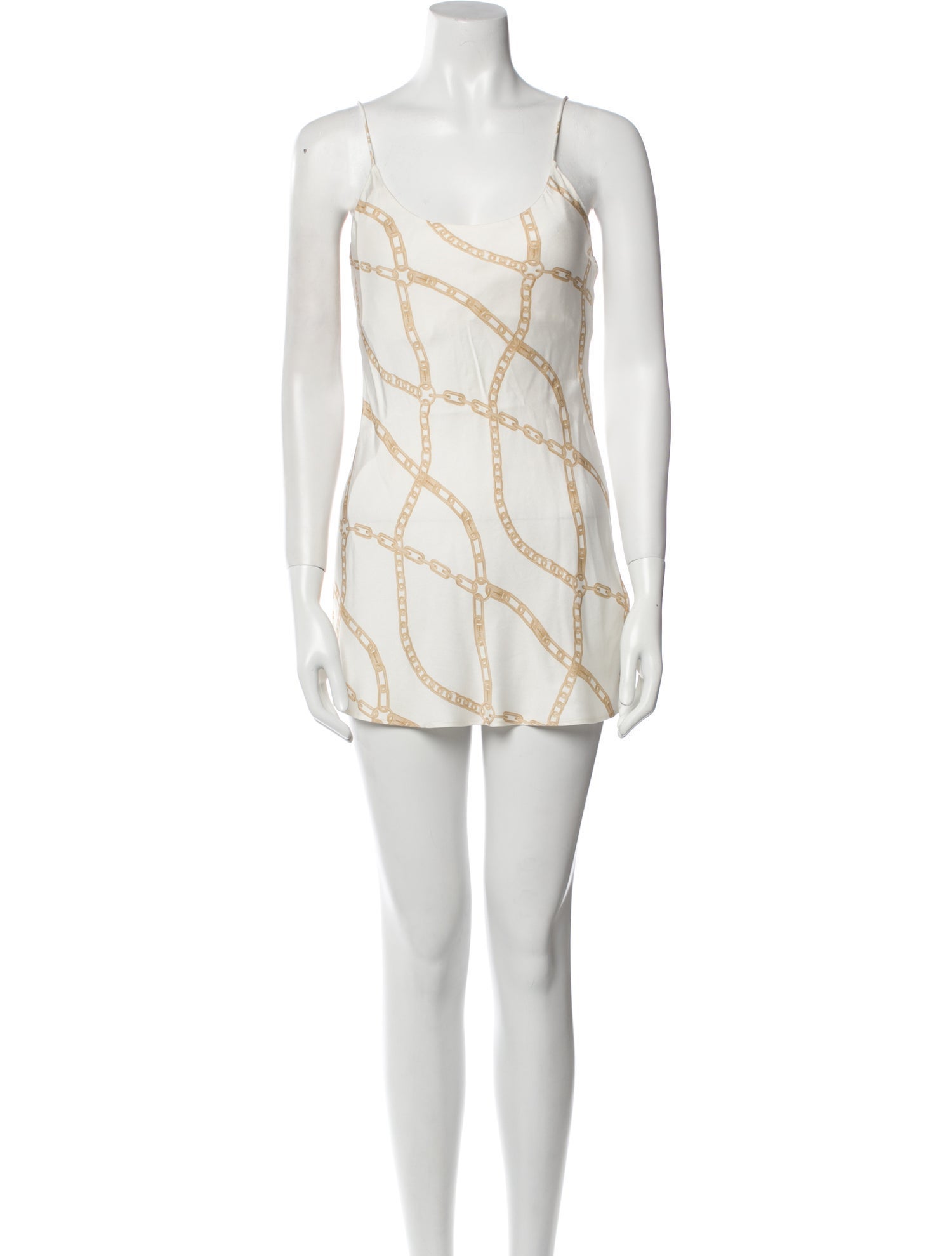 Anine Bing Silk Mini Dress