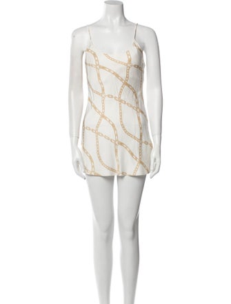 Anine Bing Silk Mini Dress