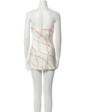 Anine Bing Silk Mini Dress