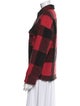 Anine Bing Wool Plaid Print Jacket